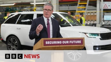 UK to relax electric car sales targets after Trump’s tariffs | BBC News