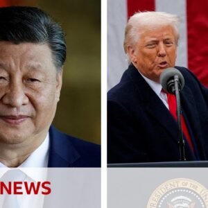 US hitting China with 145% tariffs, White House confirms | BBC News