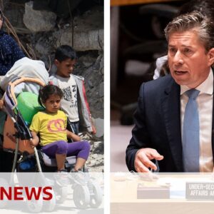 Thousands of babies in Gaza could die in next 48 hours without aid, UN chief says | BBC News