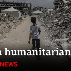 Israel denying food to Gaza is 'weapon of war', UN Palestinian refugee agency head says | BBC News