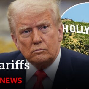 Trump says non-US movies to be hit with 100% tariffs | BBC News