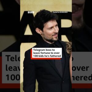Pavel Durov said he started donating sperm 15 years ago “to help a friend”. #Telegram #BBCNews