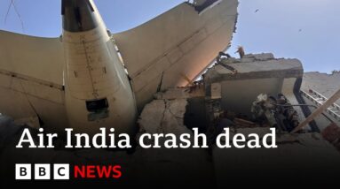 Air India confirms 241 on board plane killed with one survivor in Ahmedabad crash | BBC News