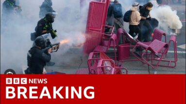 BREAKING: US military confirms 700 Marines deployed to Los Angeles as protests grow | BBC News