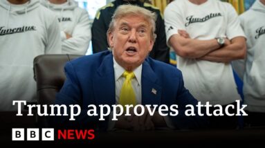 Donald Trump approves plans to attack Iran, CBS reports | BBC News