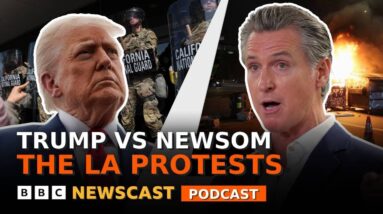 Why did Donald Trump send the National Guard and Marines to the LA ICE protests? | BBC Newscast
