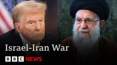 Trump threatens to kill Iran's leader Ali Khamenei and demands "unconditional surrender” | BBC News