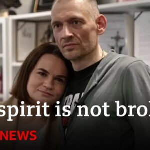 Freed Belarus opposition figure speaks out after five years in prison | BBC News