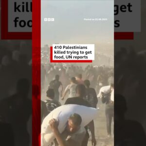 410 Palestinians killed since GHF took over aid distribution in Gaza, UN says. #BBCNews