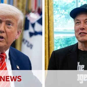 Elon Musk calls Donald Trump's tax bill a 'disgusting abomination' | BBC News