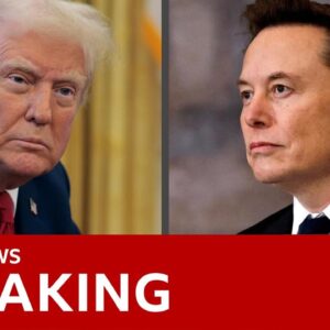 Trump-Musk row explodes as billionaire claims President named in Epstein files | BBC News