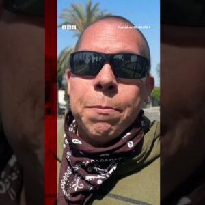 Riot police and protesters clash after Los Angles immigration raids. #US #LosAngeles #BBCNews