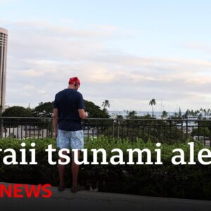 Tsunami waves hit Hawaii as massive earthquake off Russia triggers Pacific evacuations | BBC News