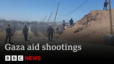 Guard at US-backed Gaza aid centres says colleagues fired on hungry Palestinian civilians | BBC News