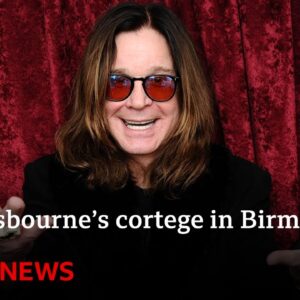 LIVE: Fans gather to watch Ozzy's cortege travel through Birmingham, UK