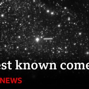 Mystery interstellar object could be oldest known comet | BBC News