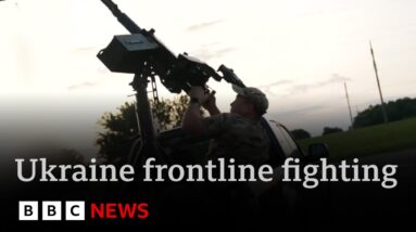 BBC frontline report:   Ukrainian troops in action against Russian drone attacks | BBC News