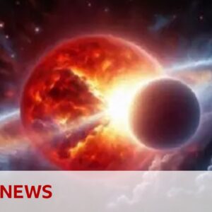 Researchers use AI to analyse cosmic explosions | BBC News