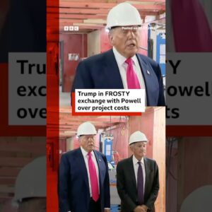 Donald Trump clashes with the head of the US central bank Jerome Powell. #DonaldTrump #BBCNews