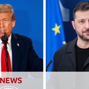 EU leaders prepare to join Trump and Zelensky for Ukraine talks | BBC News