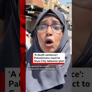 Palestinians fear more destruction after Israel announced plans to takeover Gaza City. #BBCNews