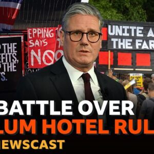Why is the UK government fighting to keep asylum seekers in hotels? | BBC Newscast