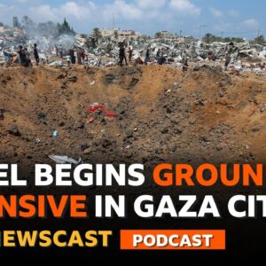 Where will Gaza City residents go after Israel's offensive begins? | BBC Newscast