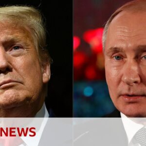 Trump says he will try to get back territory for Ukraine in talks with Putin | BBC News