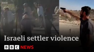 Israeli settlers intensify violent campaign to drive out West Bank Palestinians | BBC News