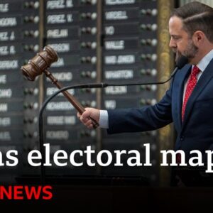 Texas approves new electoral map favouring Republicans | BBC News