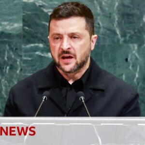 Russia will expand aggression beyond Ukraine if not stopped, President Zelensky warns | BBC News