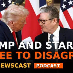 Trump and Keir Starmer on gaza, free speech and Lord Mandelson | BBC Newscast