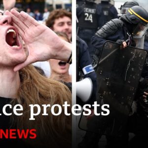 Protests hit France as new PM takes office | BBC News