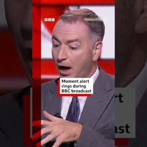 UK emergency test alarm sounds live on BBC. #UK #BBCNews
