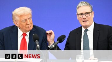 LIVE: US President Trump praises 'unbreakable bond' with UK as state visit continues | BBC News