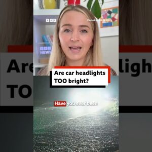 Are car headlights too bright? #Headlights #Driving #BBCNews