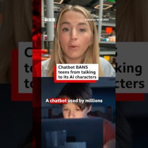 A chatbot site is banning teenagers from having conversations with its virtual characters. #BBCNews