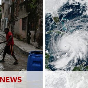 Hurricane Melissa closes in on Jamaica | BBC News