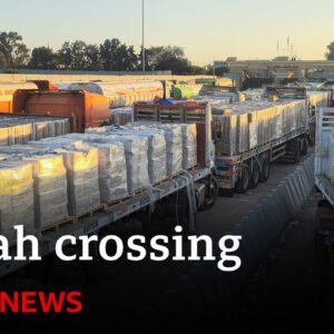 Israel says Rafah crossing won't reopen for aid | BBC News