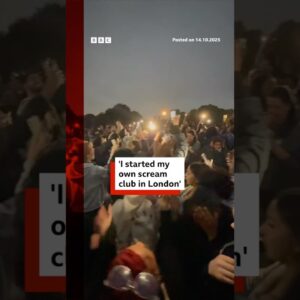 What is a scream club? #ScreamClub #Screaming #BBCNews