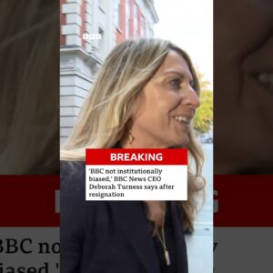 BBC News CEO Deborah Turness: BBC is not institutionally biased. #BBCNews