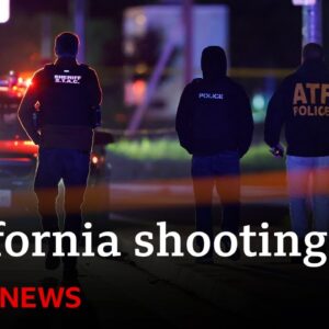 Four killed in shooting at family gathering in California | BBC News
