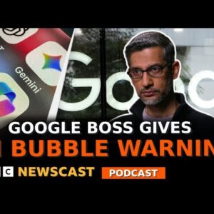 Google CEO on the AI bubble and economic risks | BBC Newscast