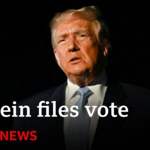 Donald Trump urges Republicans to vote to release Epstein files | BBC News