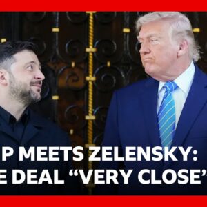 Trump says Ukraine peace deal “very close” after “terrific” meeting with Zelensky | BBC News