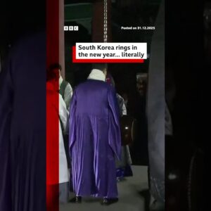 South Korea rings in the new year. #SouthKorea #NewYear #BBCNews