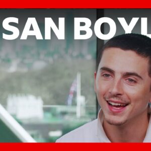 Timothée Chalamet on Susan Boyle, EsDeeKid and Marty Supreme | BBC News