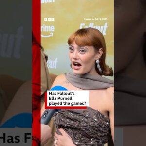 Has Ella Purnell played the Fallout games? #FalloutNewVegas #Fallout #Gaming #BBCNews