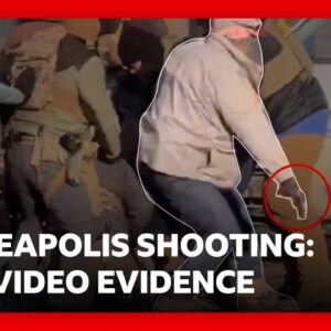 Minneapolis shooting: video appears to show victim disarmed before being shot dead | BBC News