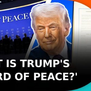Donald Trump launches his 'board of Peace'. But who's on it? | BBC News